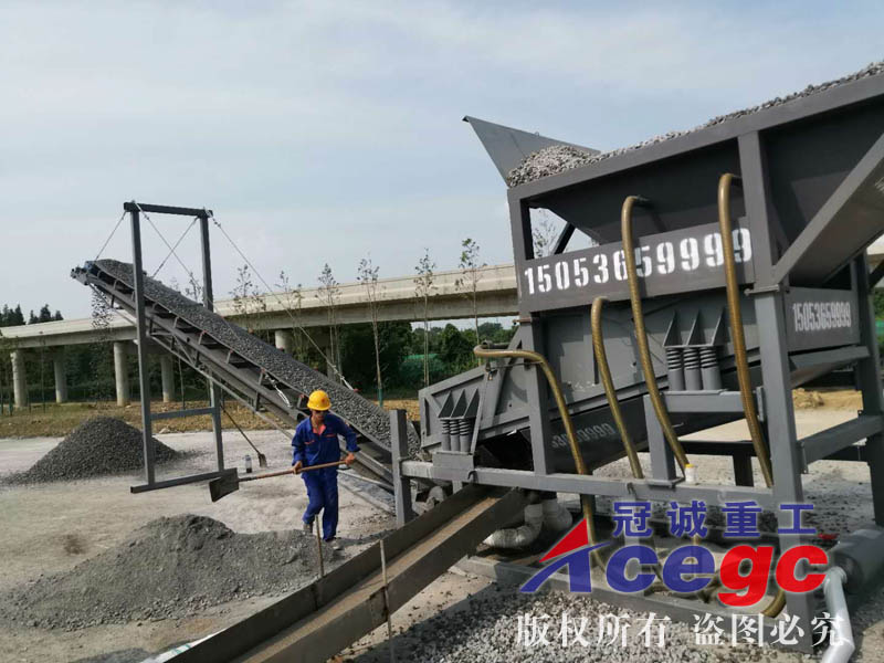 振動篩滾筒篩洗砂機